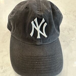 Genuine Merchandise Yankees Black Cap with White Logo